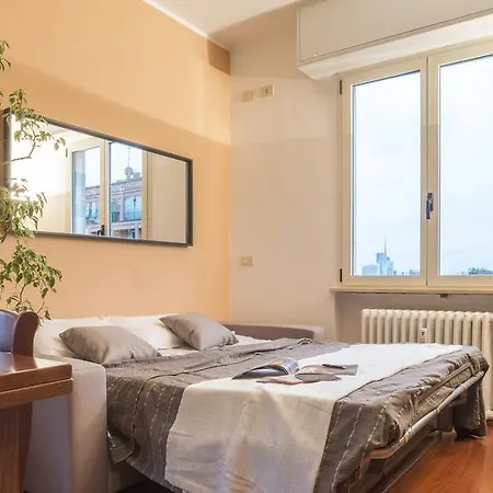 شقة Joivy Warm Family Flat For 4 With Terrace In ميلان